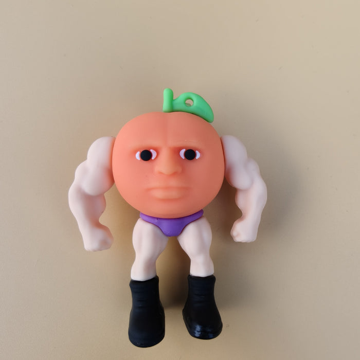 Wholesale Soft plastic doll keychain pendant three-dimensional souvenir holiday gift