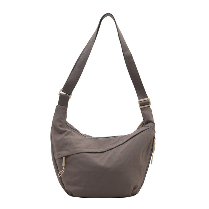 Wholesale Casual versatile crossbody bag, new fashionable and simple shoulder bag, solid color and lightweight