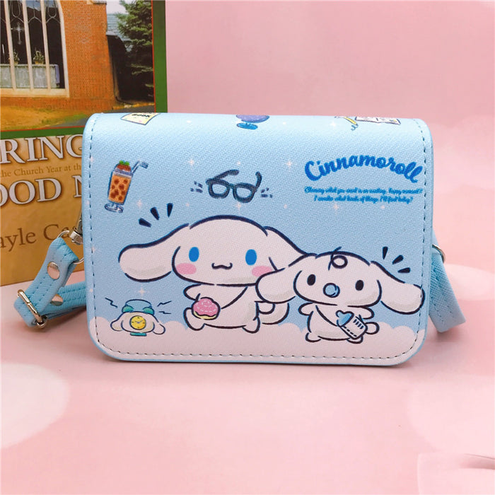 Wholesale PU Cartoon Printing Small Magnetic Buckle Adjustable Shoulder Strap Messenger Bag JDC-SD-YaLL001