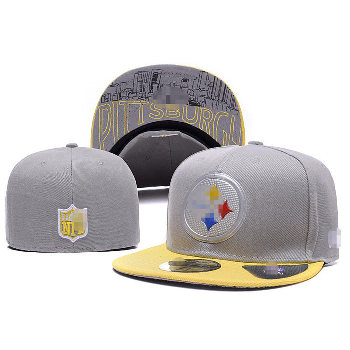 Wholesale Rugby League Baseball Cap Fully Enclosed Board Cap Sun Protection Shade Flat Brim Hat Non-Adjustable Curved Brim Hat