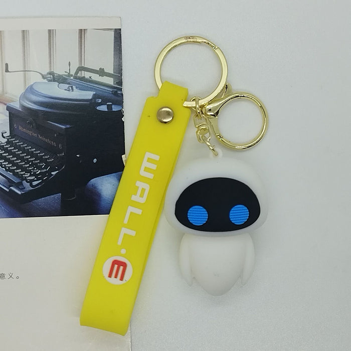 Wholesale Cartoon Mr.  Bullet Robot Keychain Pendant Bag Car Key Chain Accessories