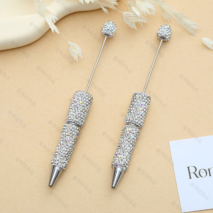 Wholesale Diamond Plastic Bead Pen JDC-PN-JinWD001