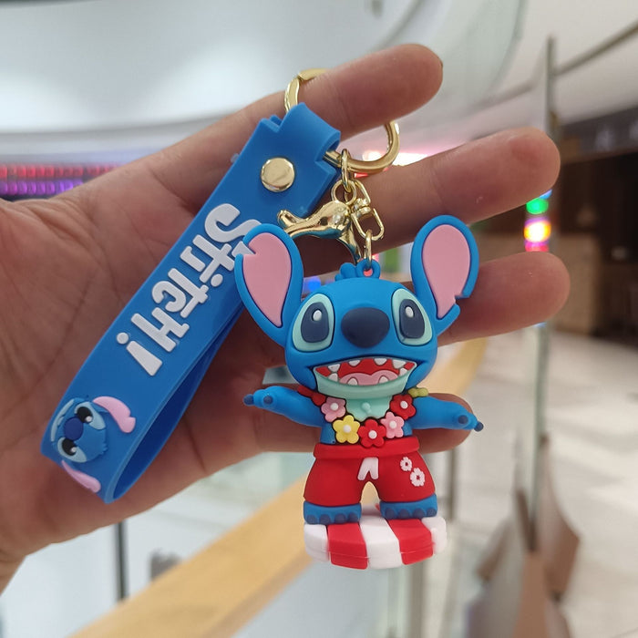 Wholesale Cartoon Silicone Anime Keychain JDC-KC-YiChang028