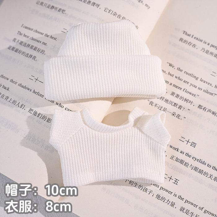 Wholesale 15cm Clothes Sitting Party Printed Clothes