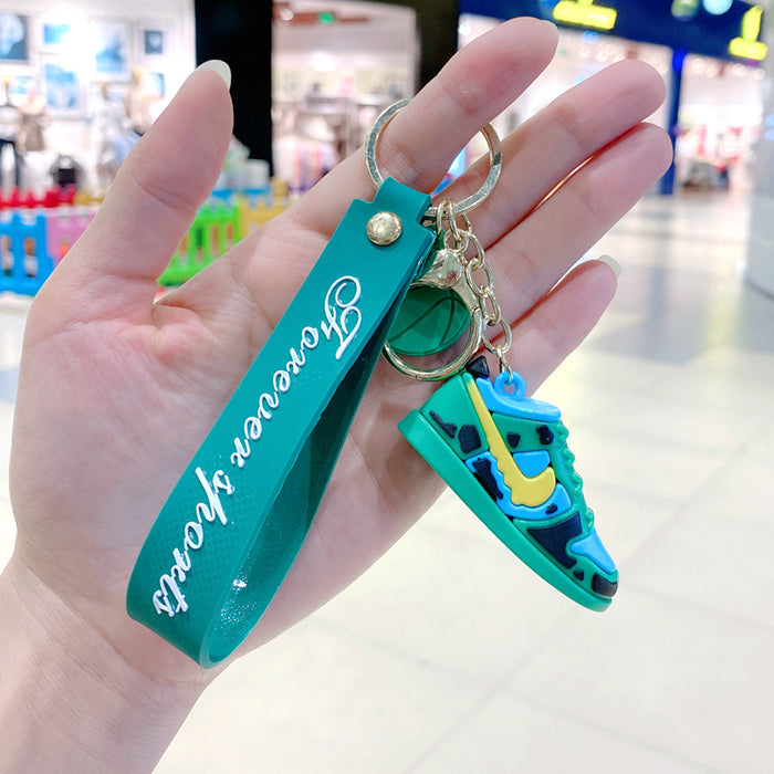 Wholesale Chic Slipper Keychain Metal Keyring Bag Charm MOQ≥2