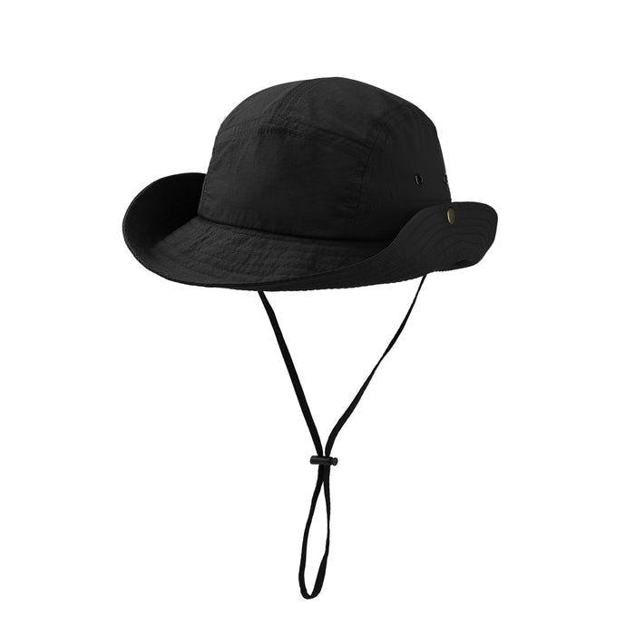 Wholesale Solid color sunscreen sun hat, outdoor fishing and hiking hat, western cowboy hat, quick drying fisherman hat