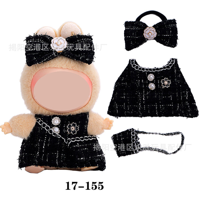 Wholesale 10pcs/set Doll clothes vinyl plush doll can be worn to replace clothes