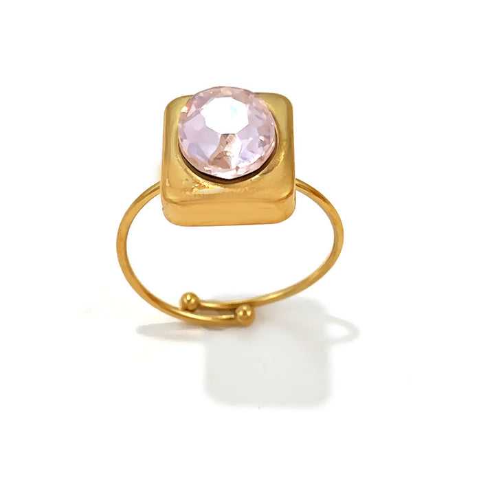 Wholesale Stainless Steel Summer Seaside Luxury Adjustable Rings