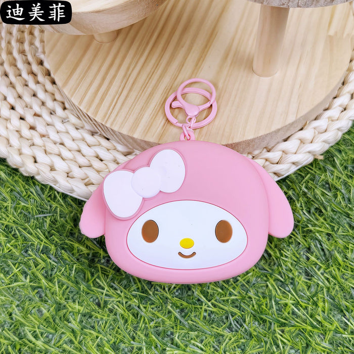 Wholesale Cute Coin Purse Keychain Cartoon Doll Keychain Couple Student Bag Claw Machine Small Pendant
