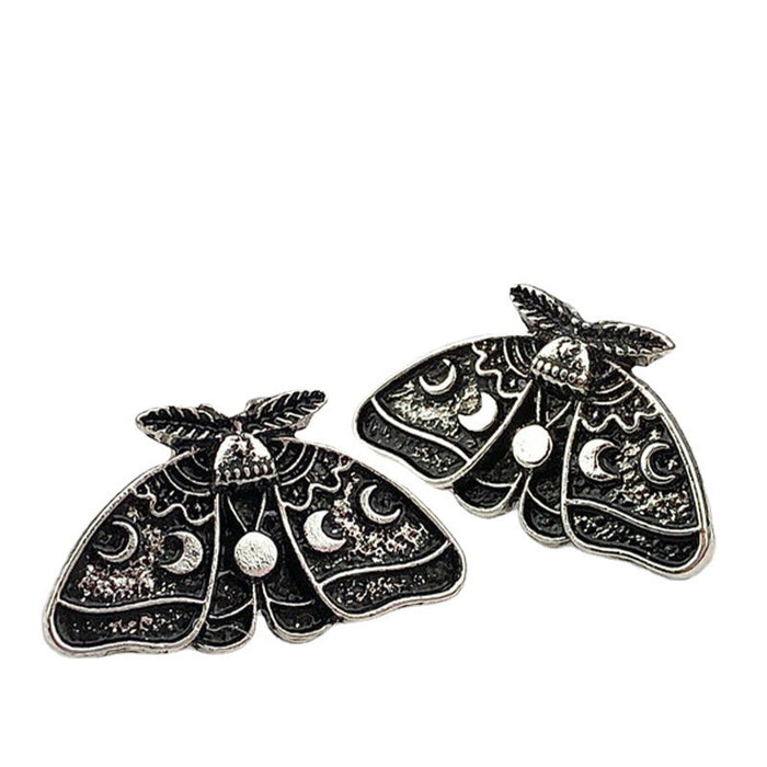 Wholesale Vintage Moth Sun and Moon Carved Pattern Earrings JDC-ES-Jings012