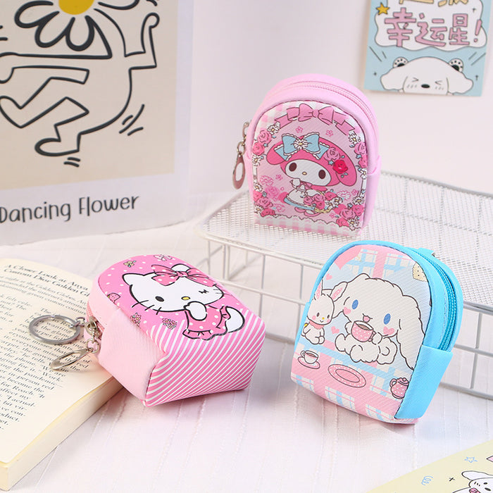 Wholesale Coin Purse Schoolbag Cartoon Creative Mini Headset Key Storage Bag