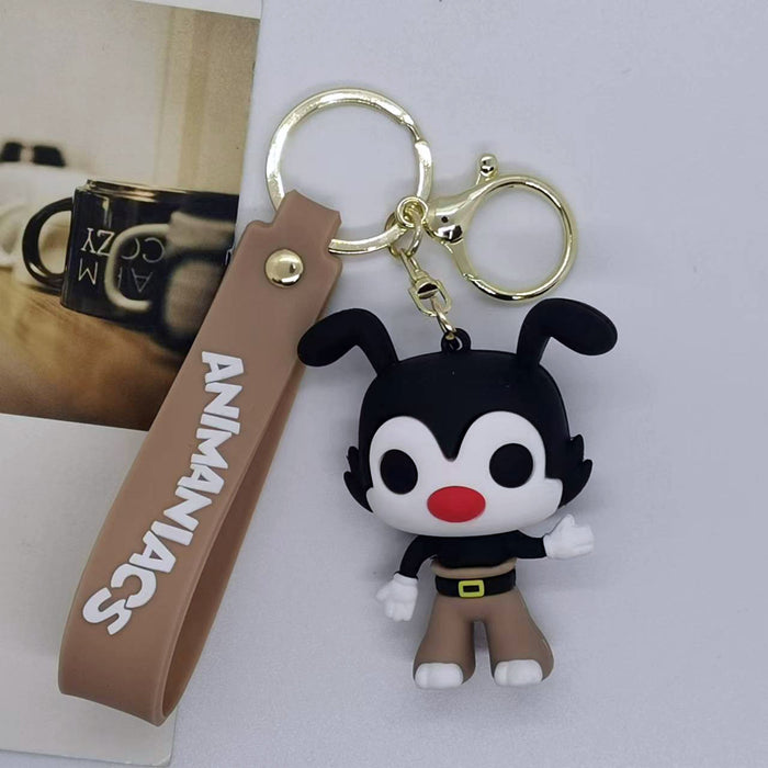 Wholesale Creative cartoon Dalmatian keychain pendant bag car keychain accessories gift
