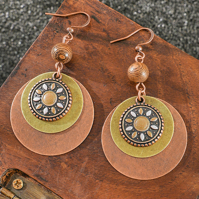 Wholesale Bohemian Artistic Vintage Tassel Earrings Zinc Alloy Jewelry Accessory MOQ≥2