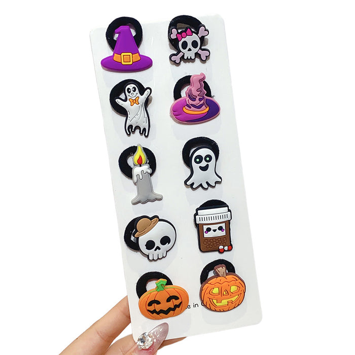 Wholesale  rubber bands for children with high elasticity and no damage to hair,  cute and funny headdresses