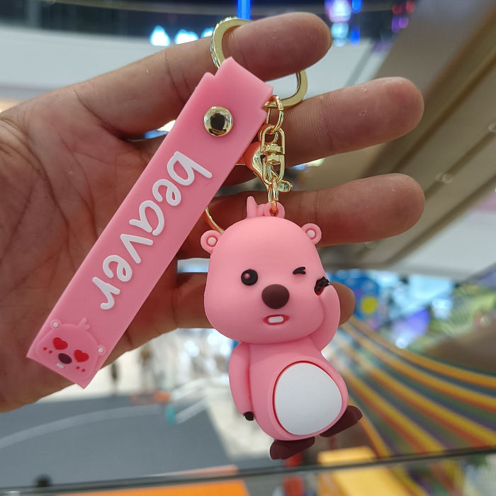 Wholesale PVC Cartoon Doll Keychain JDC-KC-KuangK002