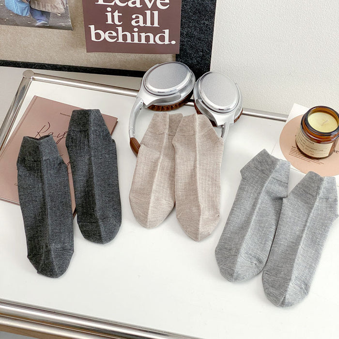 Wholesale Thin socks with mesh, sweat absorbing and breathable short socks, low cut short tube casual socks