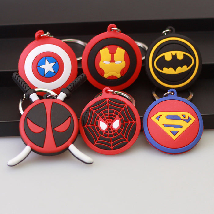 Wholesale  Cartoon Cartoon keychain pendant double-sided ornaments