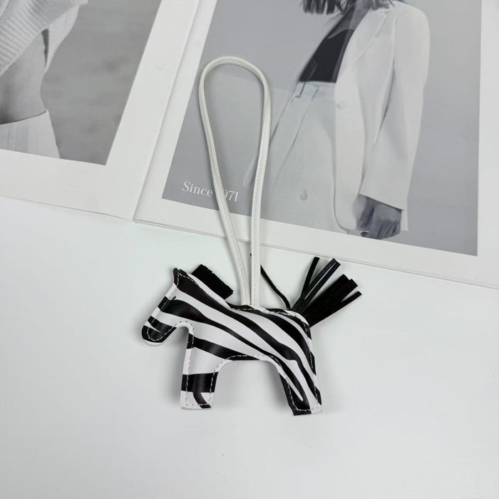 Wholesale Pendant Pu Zebra Wingless Leather Bag Pendant Keychain Bag Pendant
