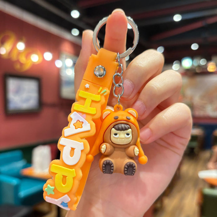 Wholesale Keychain cute disguise l Bubu doll keychain doll student backpack pendant