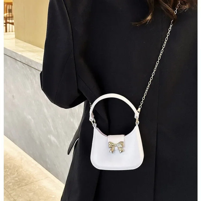 Wholesale New Jelly Bag Butterfly Knot Versatile Children's Bag Single Shoulder Crossover