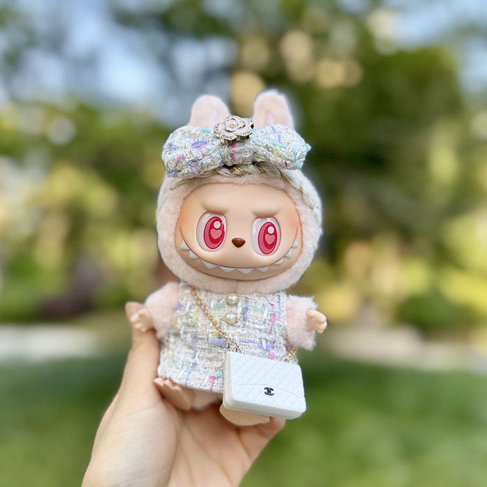 Wholesale mini doll clothes cute colorful camellia style