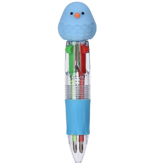 Wholesale Cute Thanksgiving Mini Four-color Ballpoint Pen Children' s Multicolor Hand Journal Marker Pen Student Stationery
