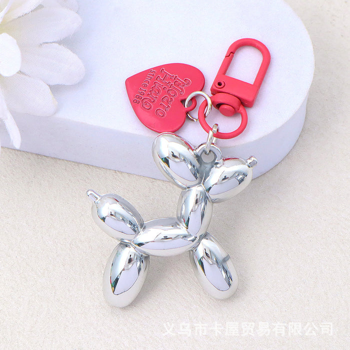 Wholesale Love Balloon Keychain Pendant Couple Keychain Bag Pendant Acrylic Jewelry Accessories