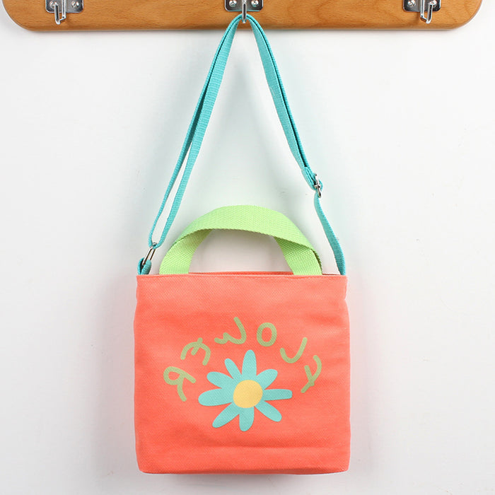 Wholesale Children's messenger bag printed handbag children's backpack sweet flower small bag