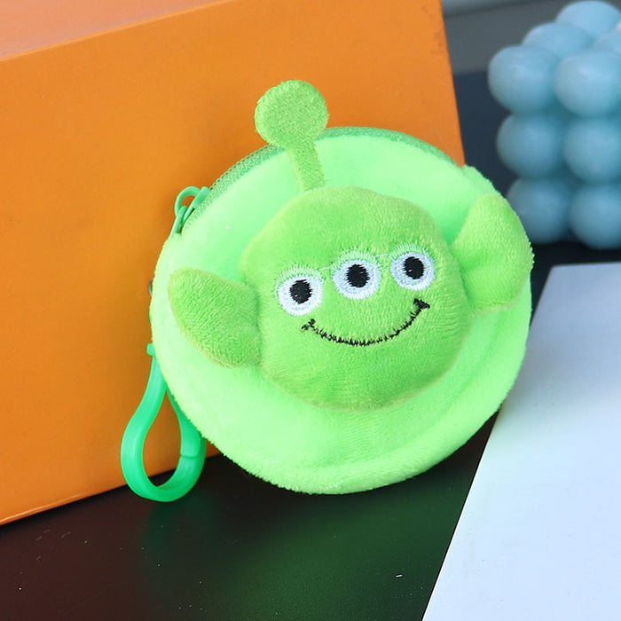 Wholesale Cute One Eyed Monster Plush Earphone Bag Coin Purse Trendy Fashion Accessory Gift