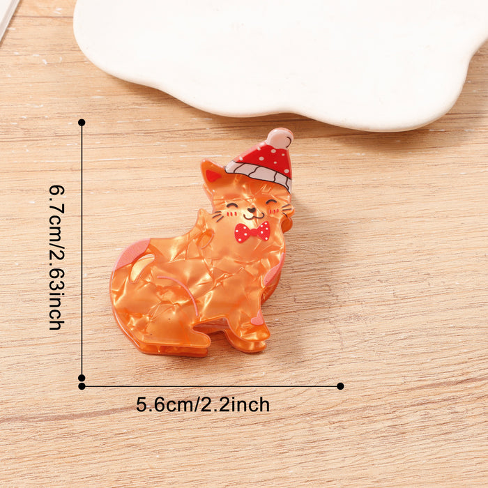Wholesale Christmas ornaments cartoon animal claw clip