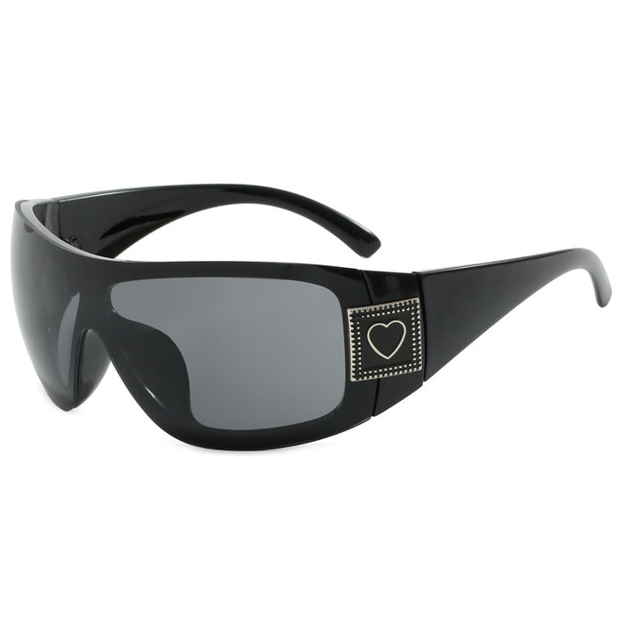 Wholesale Conjoined glasses, sunglasses, cycling high-end large frame