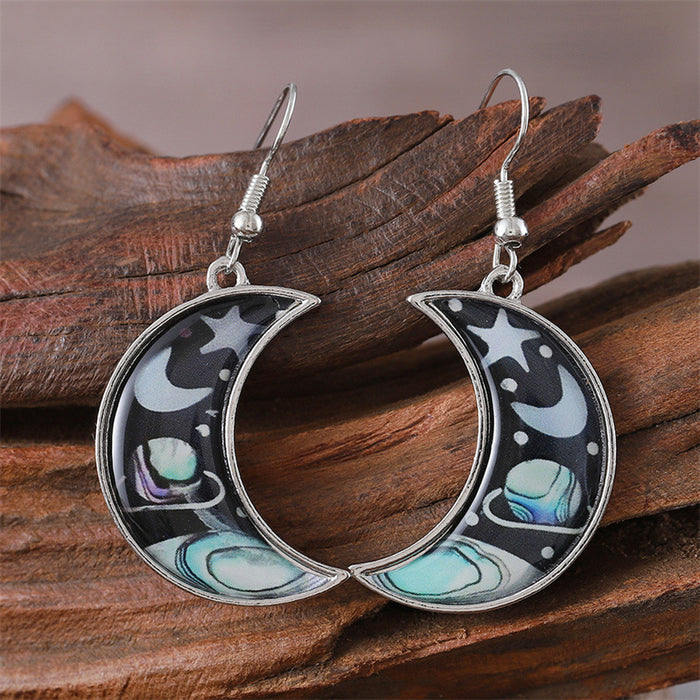 Wholesale Vintage Planet Moon Earrings JDC-ES-Jings013