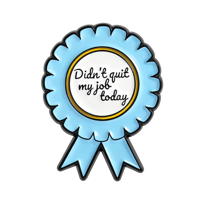 Wholesale Funny Skull Sarcastic Quote Brooch Pin For Office Worker Casual Fashion Accessory