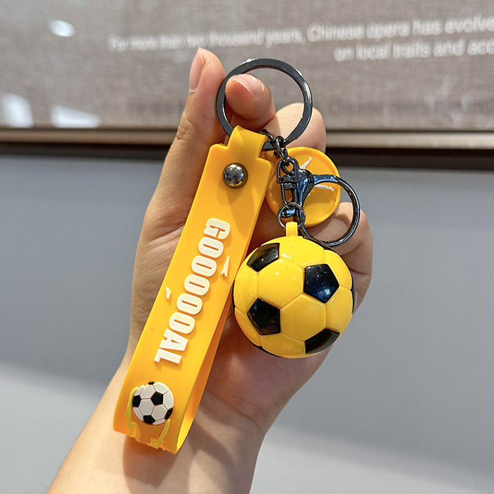 Wholesale Simulated Mini Football Keychain Football Match Souvenir Gift Acrylic Backpack Pendant