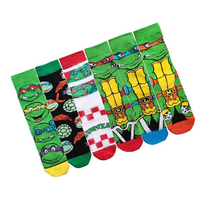 Wholesale All-season anime-themed cotton mid-calf socks