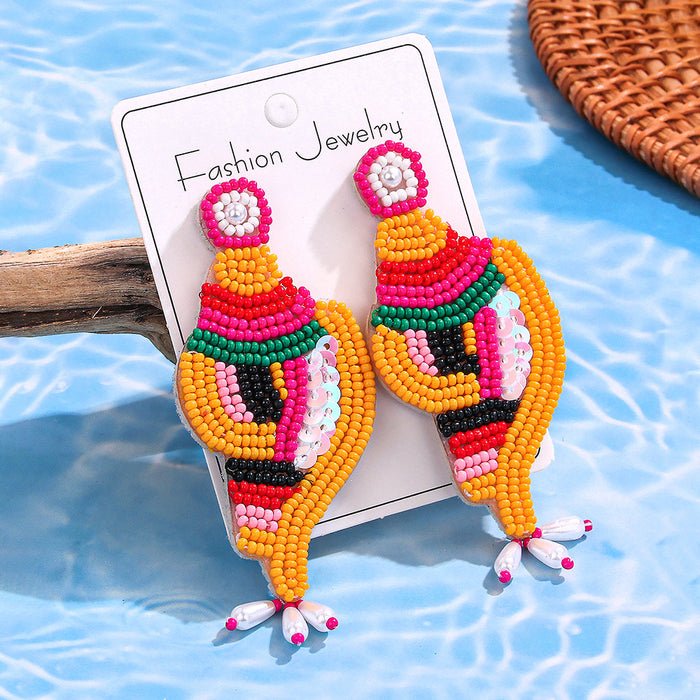 Wholesale animal beaded earrings