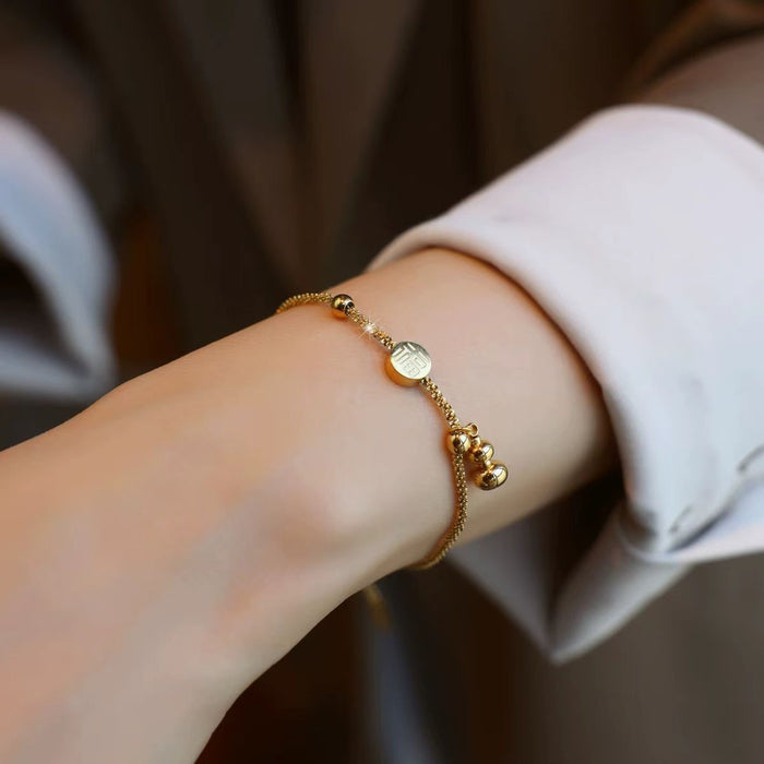 Wholesale Titanium Steel Bracelet Retro Hand Jewelry Without Falling