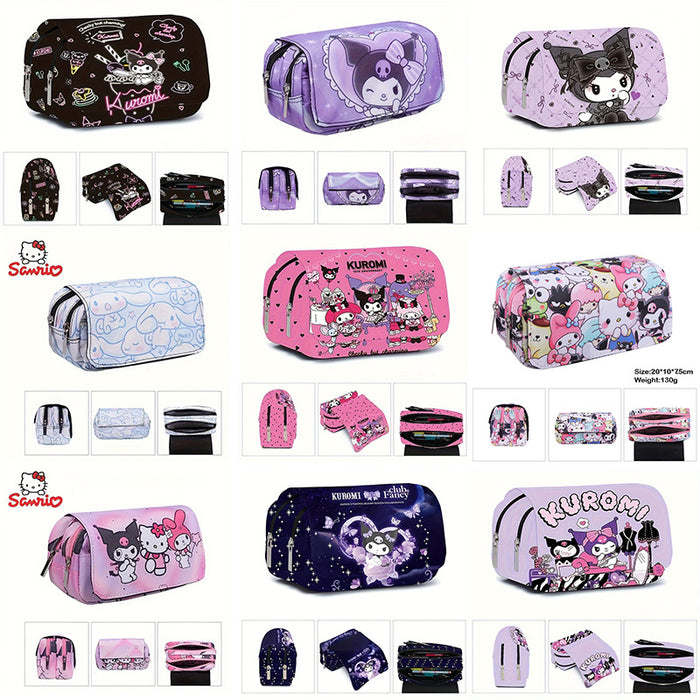 Wholesale Large-capacity durable Oxford cloth pencil case