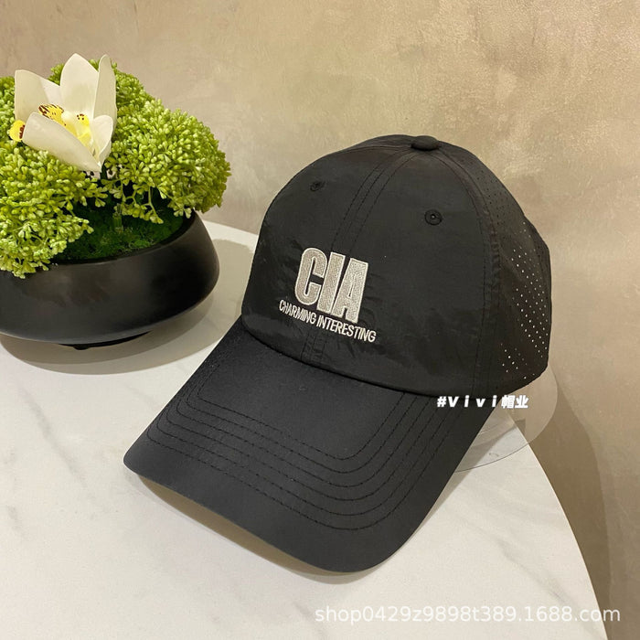 Wholesale Casual thin embroidered letter baseball cap street fashion big head circumference duck tongue cap wholesale