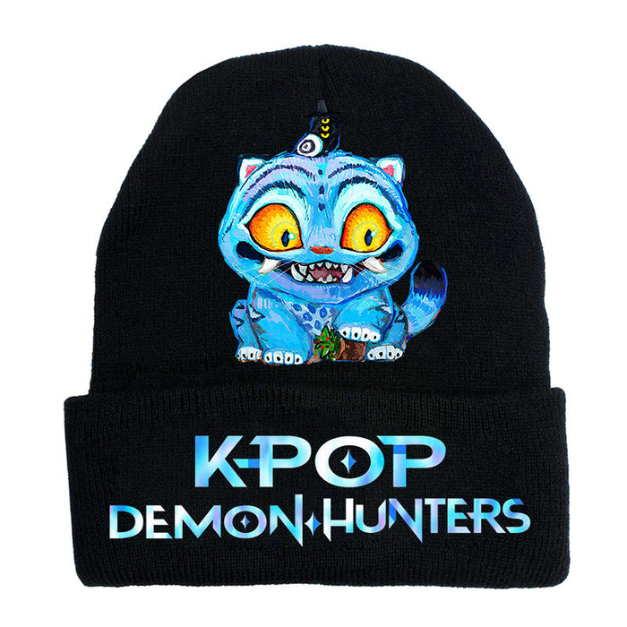 Wholesale KPOP-themed knitted hats  warm woolen hats