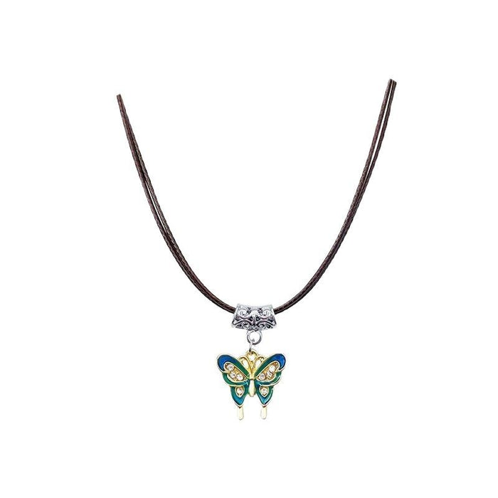 Wholesale Butterfly necklace design, collarbone chain, retro and versatile necklace
