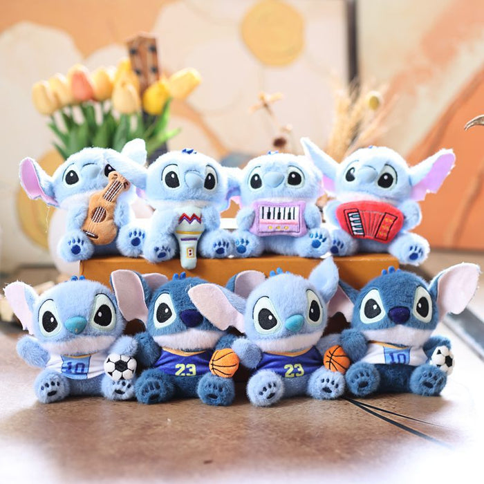 Wholesale Cute Sports Pendant Plush Toy Doll Rock  Bag Pendant Keychain Doll