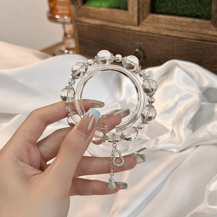 Wholesale Original Design Natural White Crystal Gourd Bracelet
