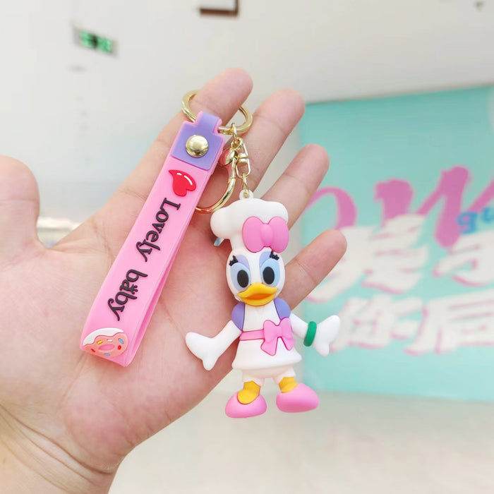 Wholesale Cartoon Doll Keychain Pendant Cute Couple Bag Pendant Keychain JDC-KC-HuJian007