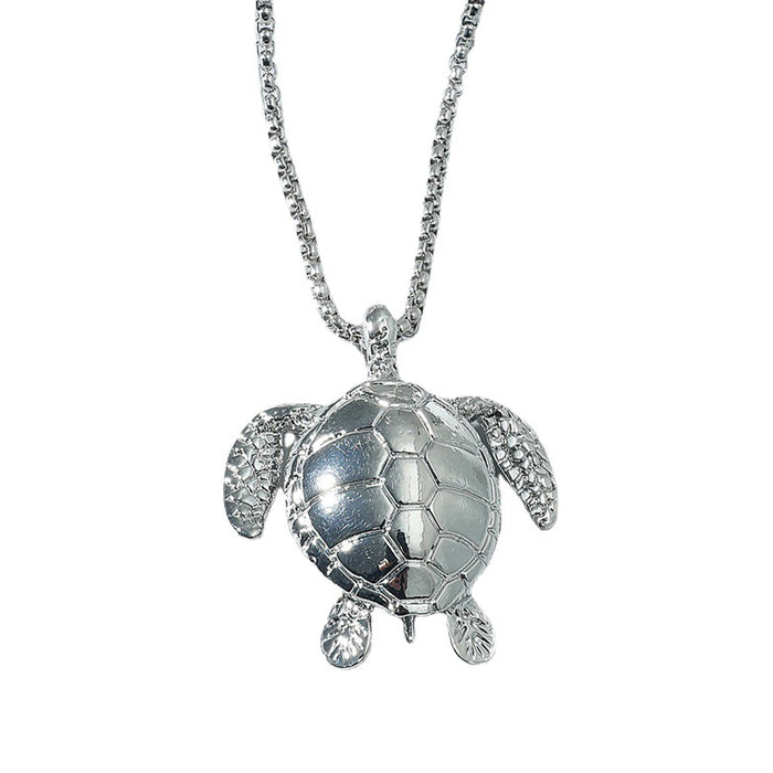 Wholesale Turtle Pendant Men Titanium Steel Necklace JDC-NE-ChengHan019