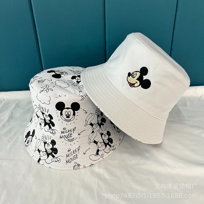 Wholesale New Cotton Fisherman's Hat Versatile Sunscreen Hat Cartoon Double sided Sunscreen Hat