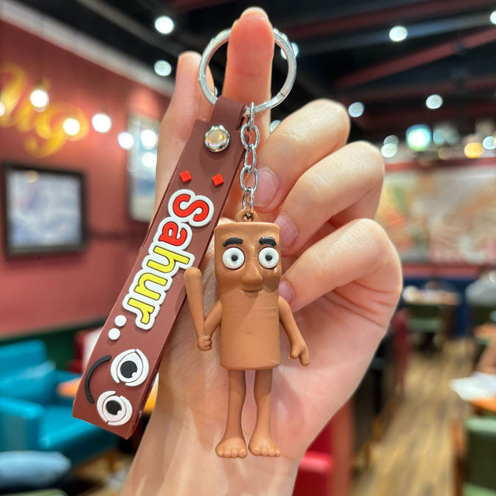 Wholesale Doll keychain pendant cartoon funny series keychain car keychain bag accessories