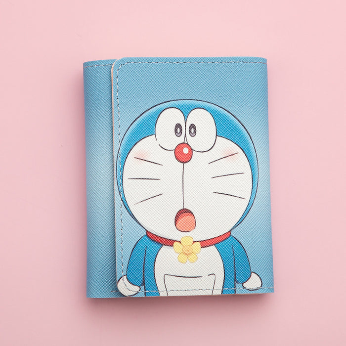 Wholesale Anime Cartoon PU Tri-fold Wallet with Multiple Card Slots Unisex Resale Ready