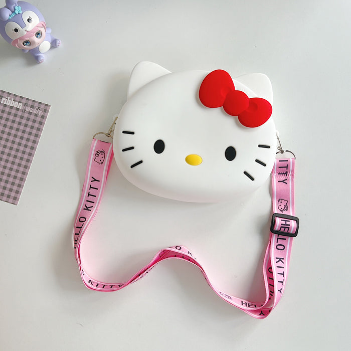 Wholesale New cartoon phone bag, single shoulder crossbody bag, cat head bag