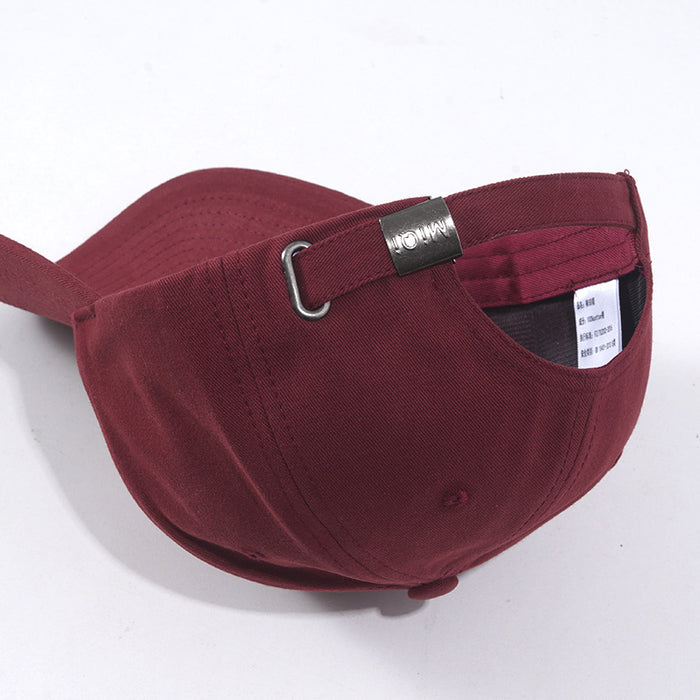 Wholesale Hard Top Baseball Cap Face Small Sun Protection Letter R Cap for Men